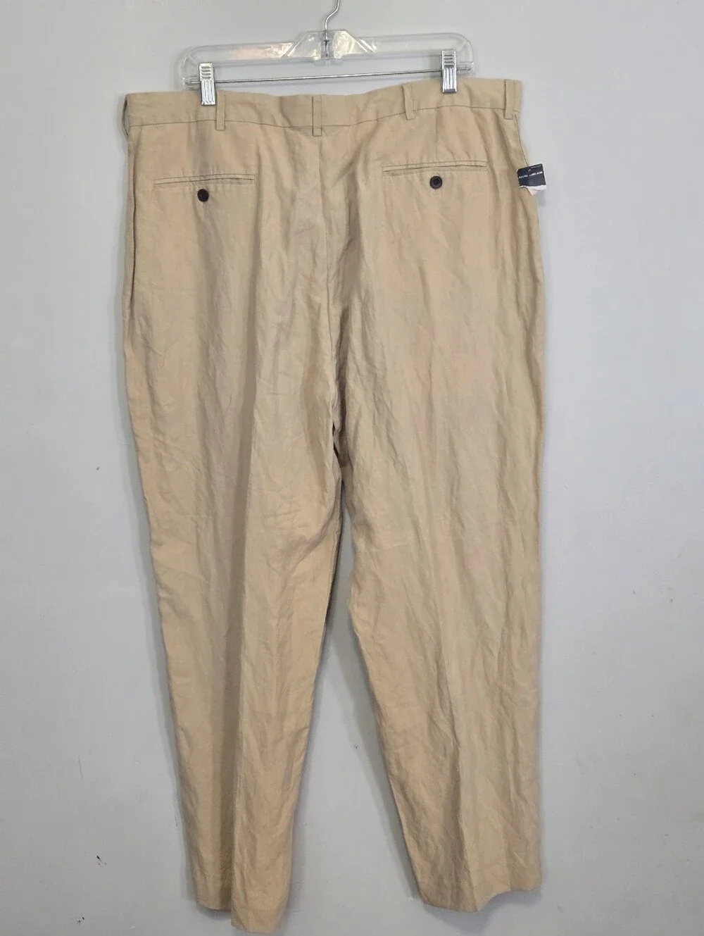 Polo Ralph Lauren Men's Linen/Silk Blend Pants 38/30 NWT Beige Lightweight